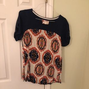 Anthropology Fall Shirt in Size Medium